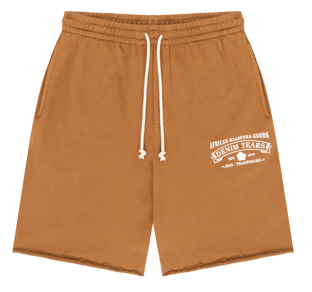 Denim Tears 'ADG' Brown Sweat Shorts