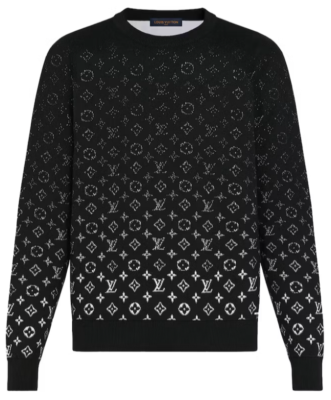 Louis Vuitton Black Monogram Sweater