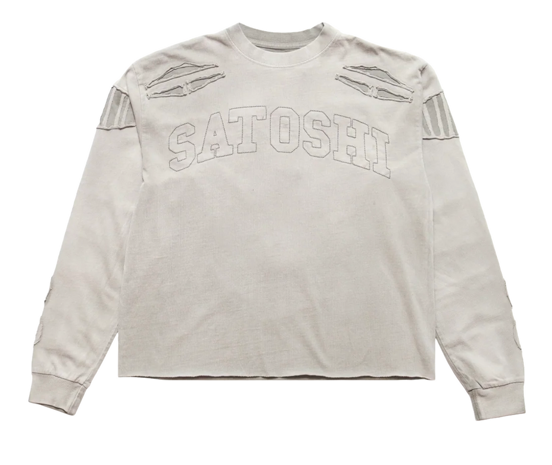 Satoshi Nakamoto 'Patchwork Collegiant' Longsleeve