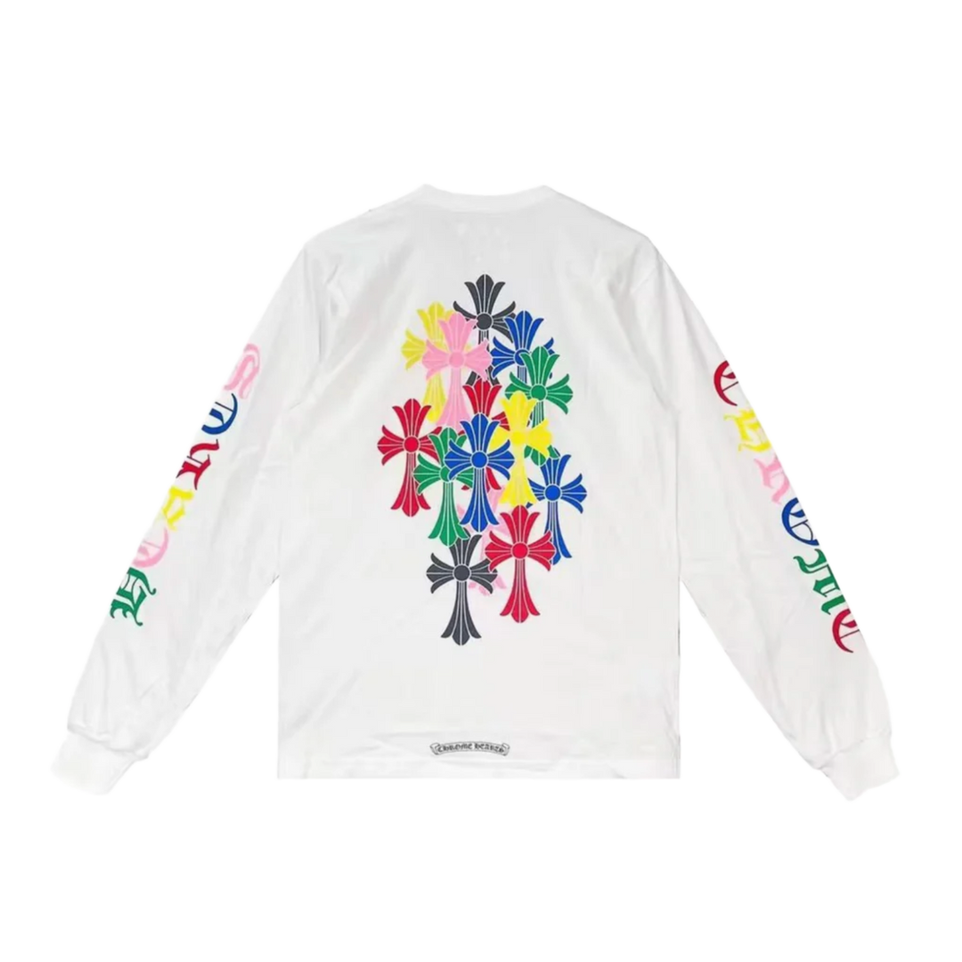 Chrome Hearts 'Multi Color Cross Cemetery' Long Sleeve T-shirt