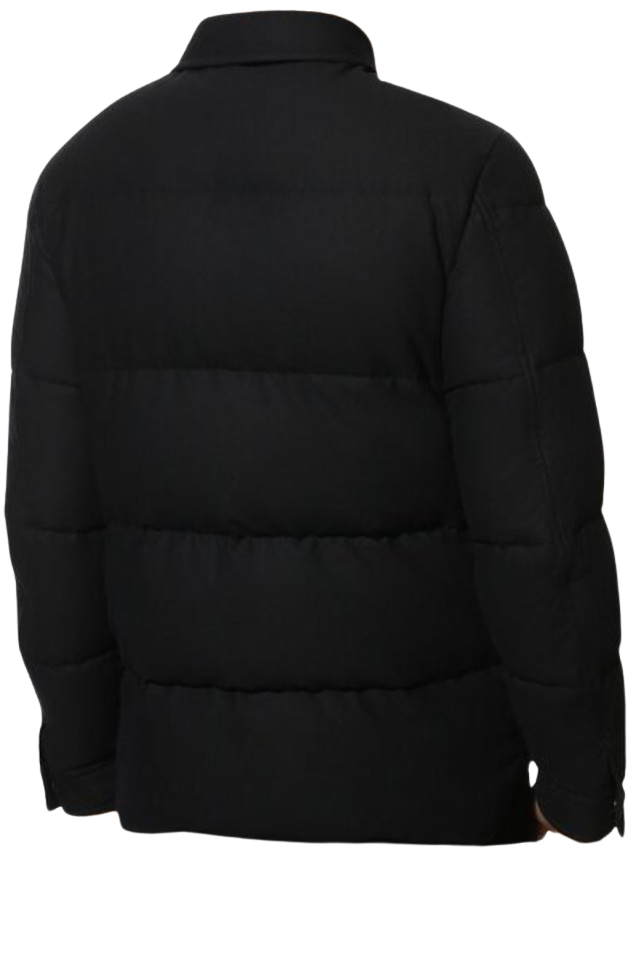 Tom Ford Black Collared Puffer Jacket