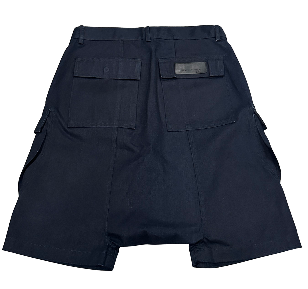 Rick Owens 'Indigo' Cargo Shorts