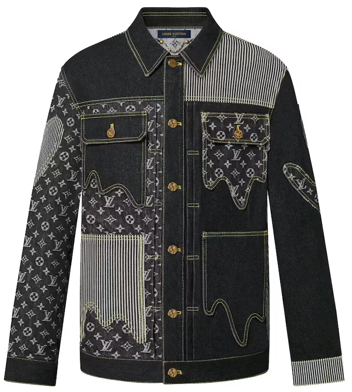 Louis Vuitton x Nigo Monogram Crazy Denim Workwear Jacket