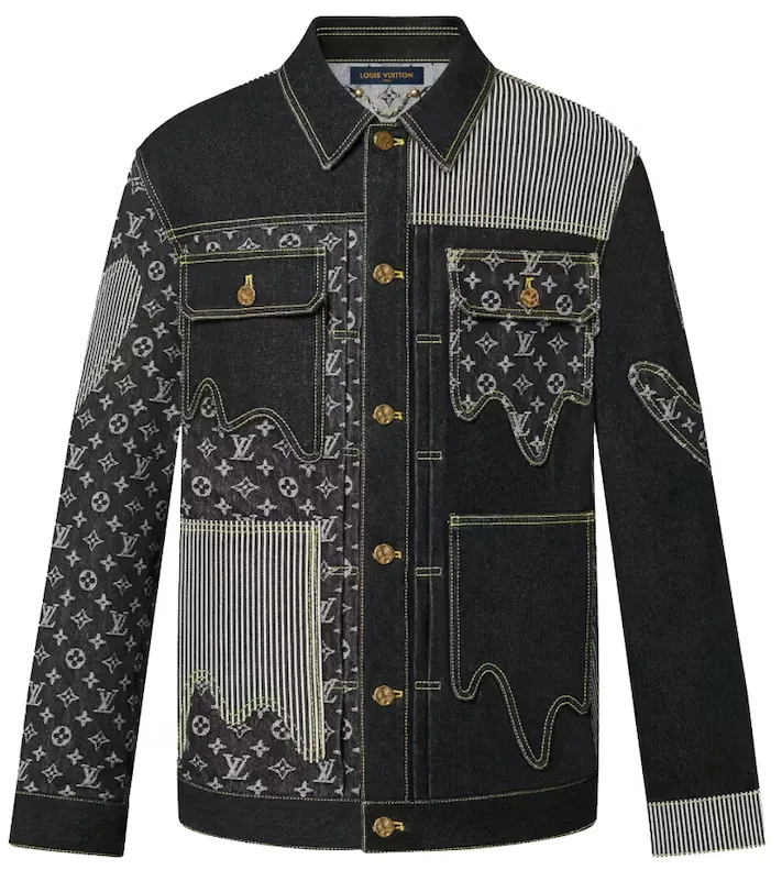 Louis Vuitton x Nigo Monogram Crazy Denim Workwear Jacket