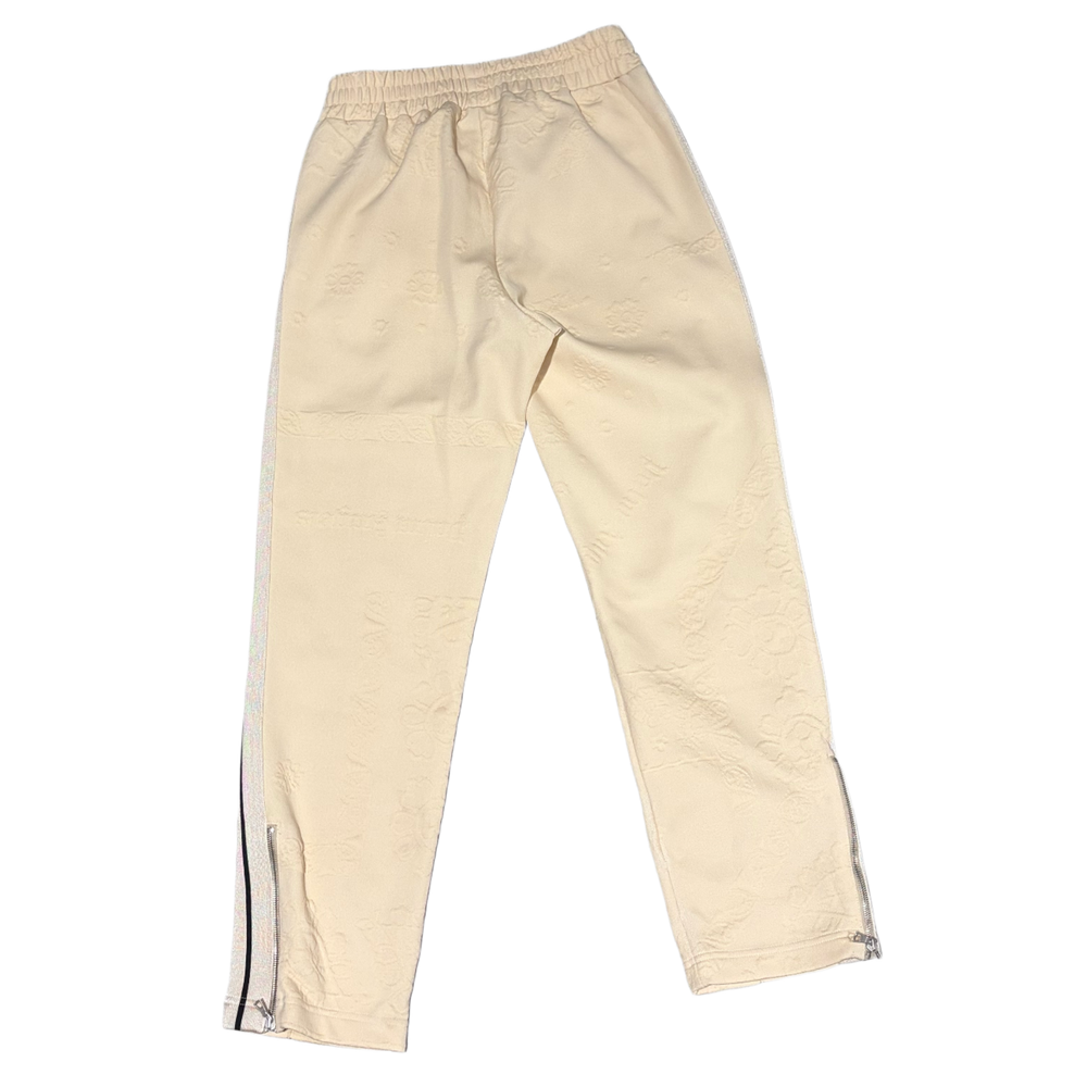 Palm Angels 'Cream' Bandana Print Embossed Trackpants