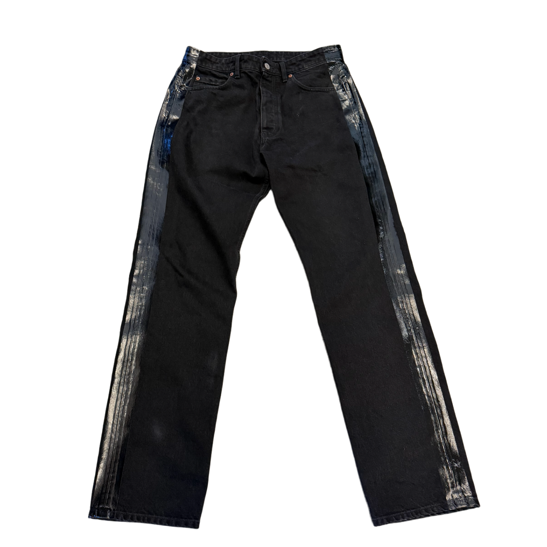 Maison Margiela 'MM6 Black' Straight Leg Jeans 