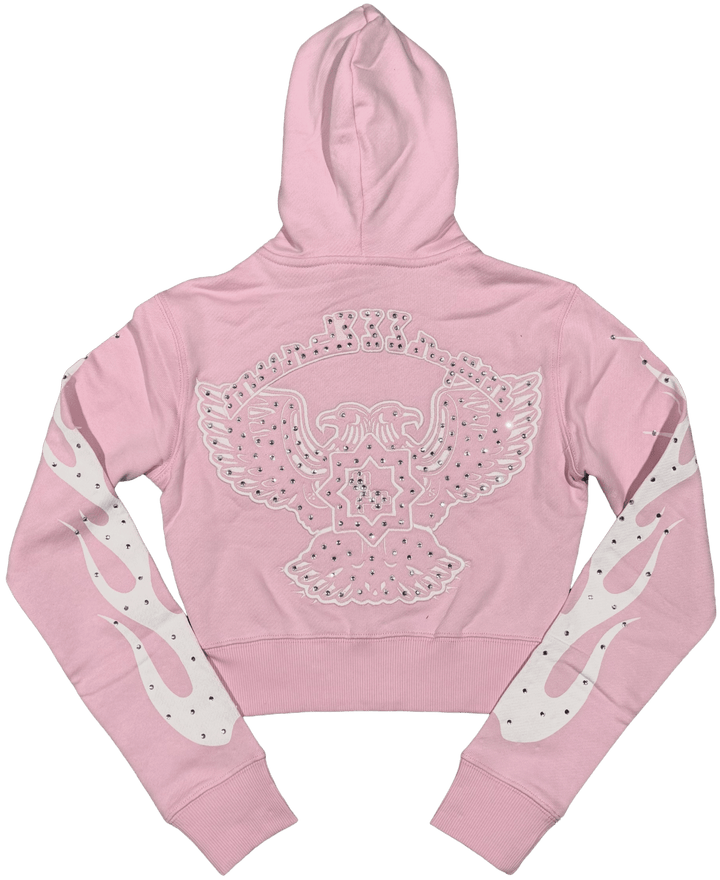 Murd333r.fm 'Pink' Women's Chop333r Zip Up Hoodie