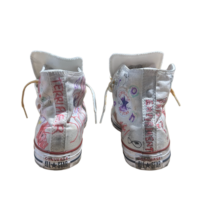 Paly X Converse 'White' Hand Dawn High Top Sneaker