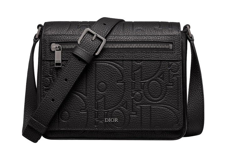 Dior 'Black' Flap Messenger Bag