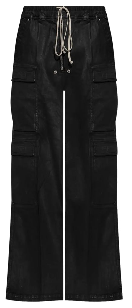 Rick Owens DRKSHDW Jumbo Belas Cargo Trousers 'Black/Wax'