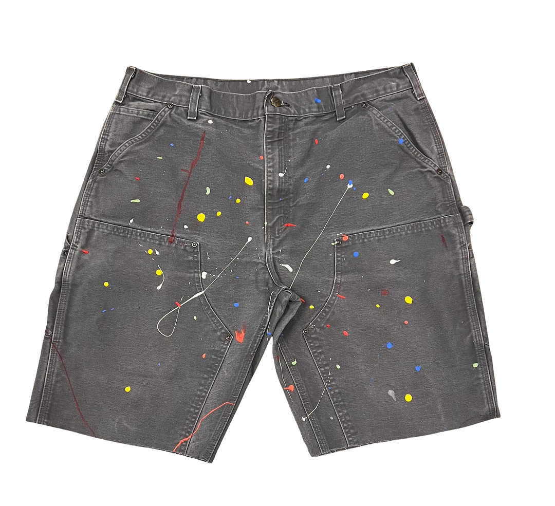 Carhartt 'Paint Splatter' Grey Shorts