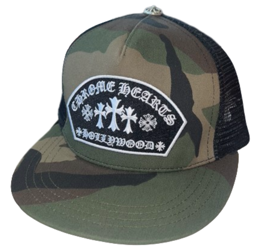 Chrome Hearts 'Camo King Taco' Trucker Hat