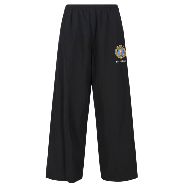 Balenciaga 'Motif Logo' Black Sweatpants
