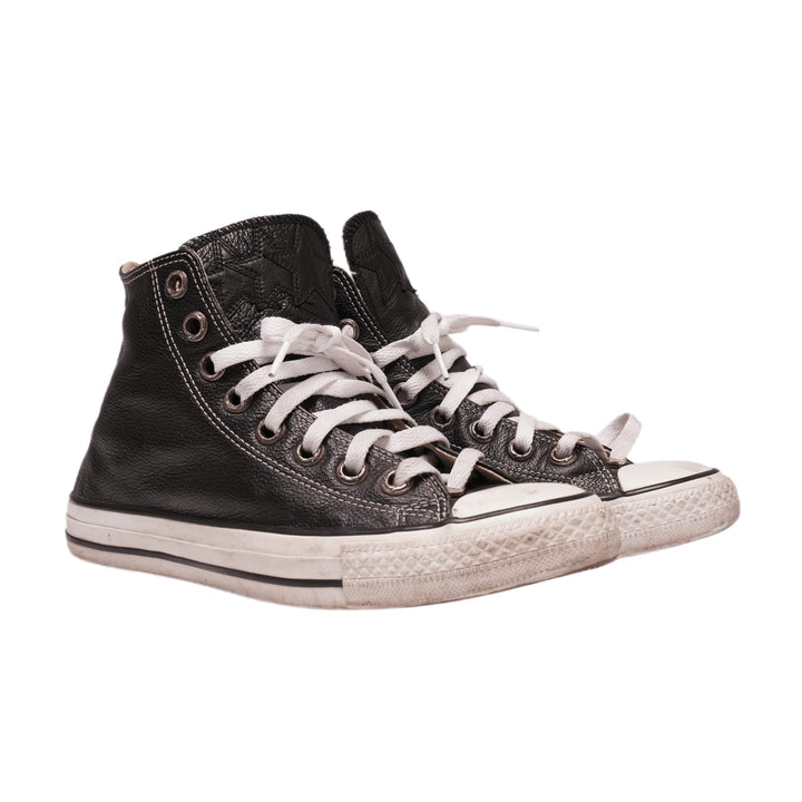 Chrome Hearts 'Triple Star Patch' Hightop Leather Converse
