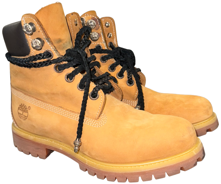 Chrome Heart x Timberland 'Dagger Heel' Wheat Boots