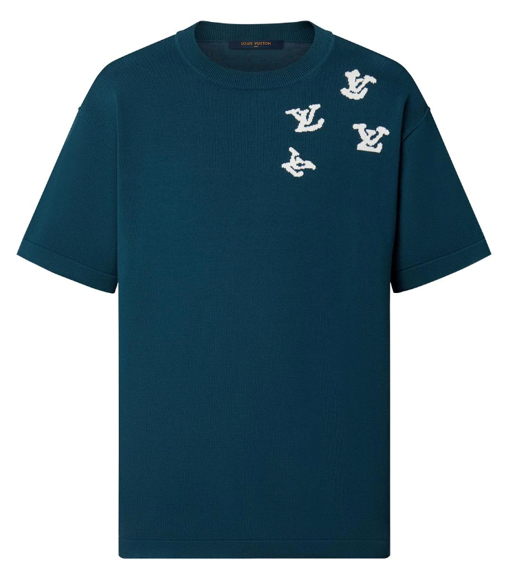 Louis Vuitton 'LV Jazz Trumpet' Blue Tee