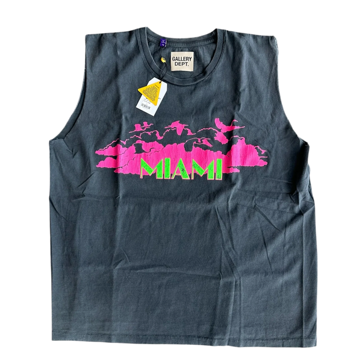 Gallery Dept 'Black' Miami Cutoff Tee