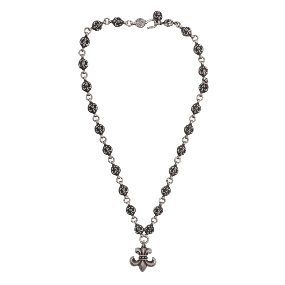 Chrome Hearts 'Fleur' Pendant Ball Necklace