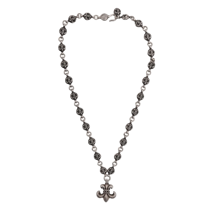 Chrome Hearts 'Fleur' Pendant Ball Necklace