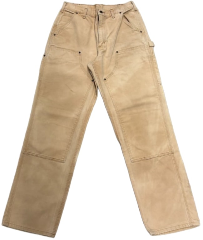 Carhartt 'Light Tan' Double Knee Vintage Work Pants