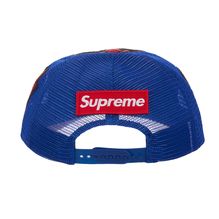 Supreme Vanson Leather Spider-Man 'Red' Mesh Back 6-Panel Hat