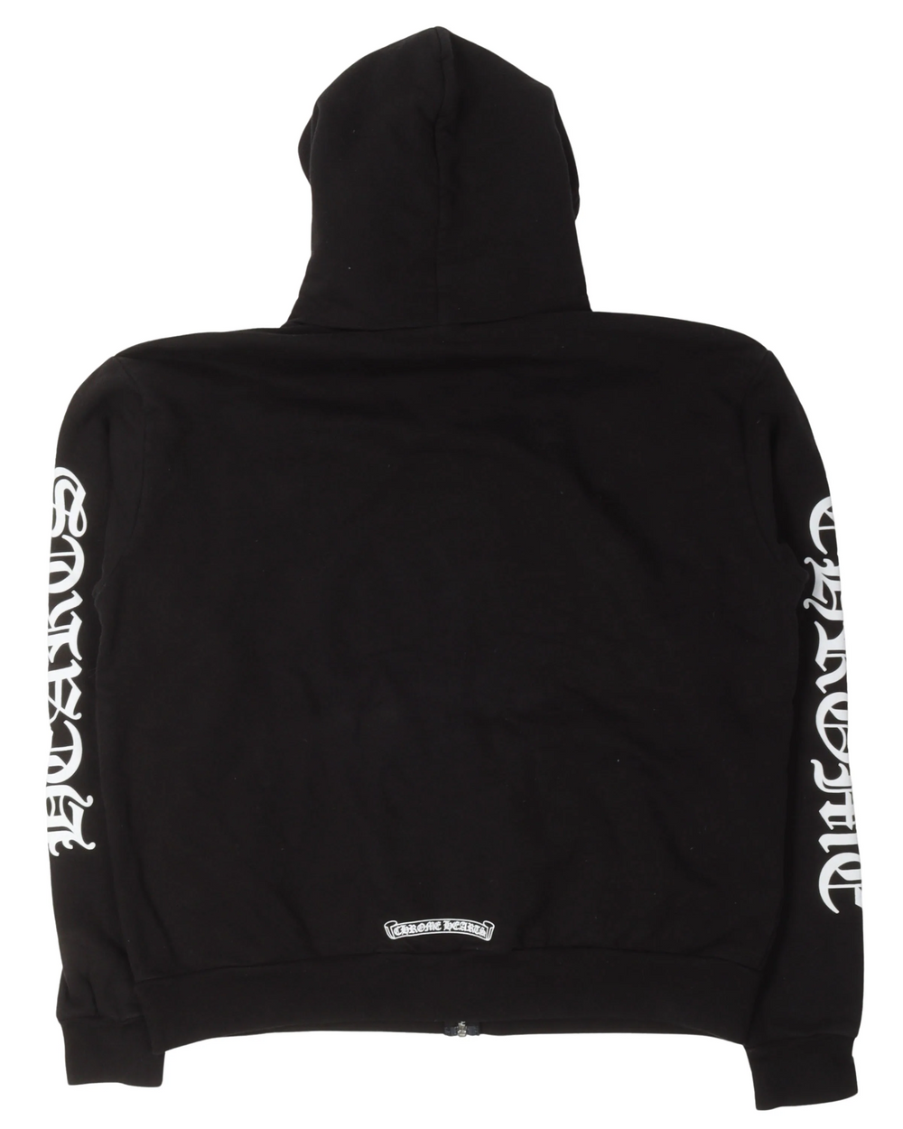 Chrome Hearts 'Vertical Logo' Zip Up Hoodie
