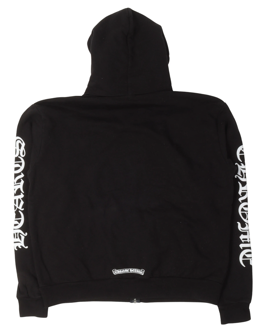 Chrome Hearts 'Vertical Logo' Zip Up Hoodie