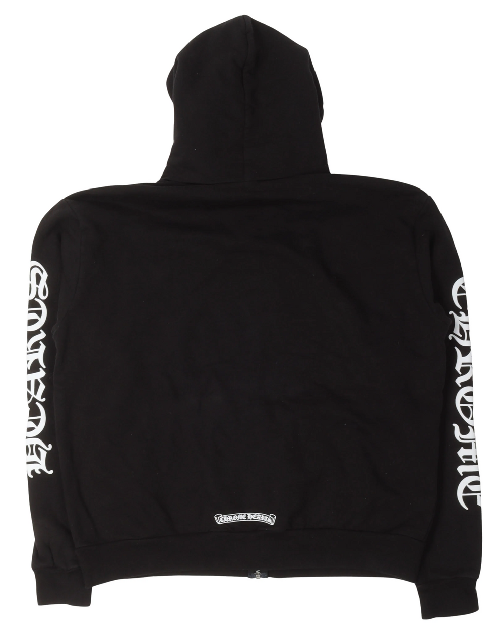 Chrome Hearts 'Horizontal Logo' Zip Up Hoodie