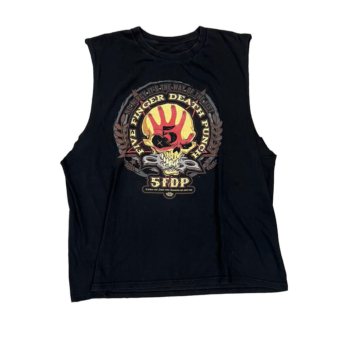 Five Finger Death Punch 'Decade' Vintage Cutoff
