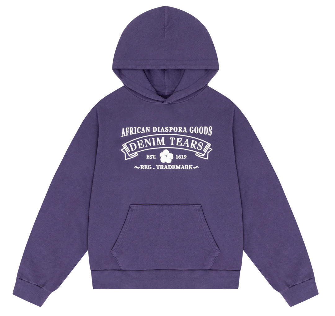 Denim Tears 'ADG' Purple Hoodie