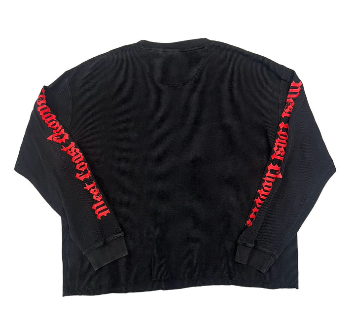 West Coast Choppers 'Black and Red' Thermal Longsleeve