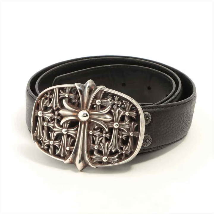 Chrome Hearts 'Cross Cemetery' Black Belt