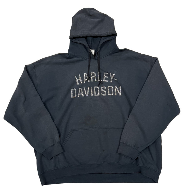 Harley Davidson 'Wisconsin' Rhinestone Vintage Hoodie