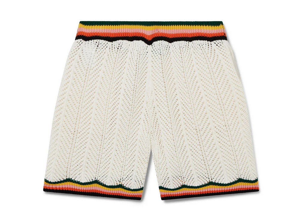 Casablanca 'Chevron' Knit Shorts