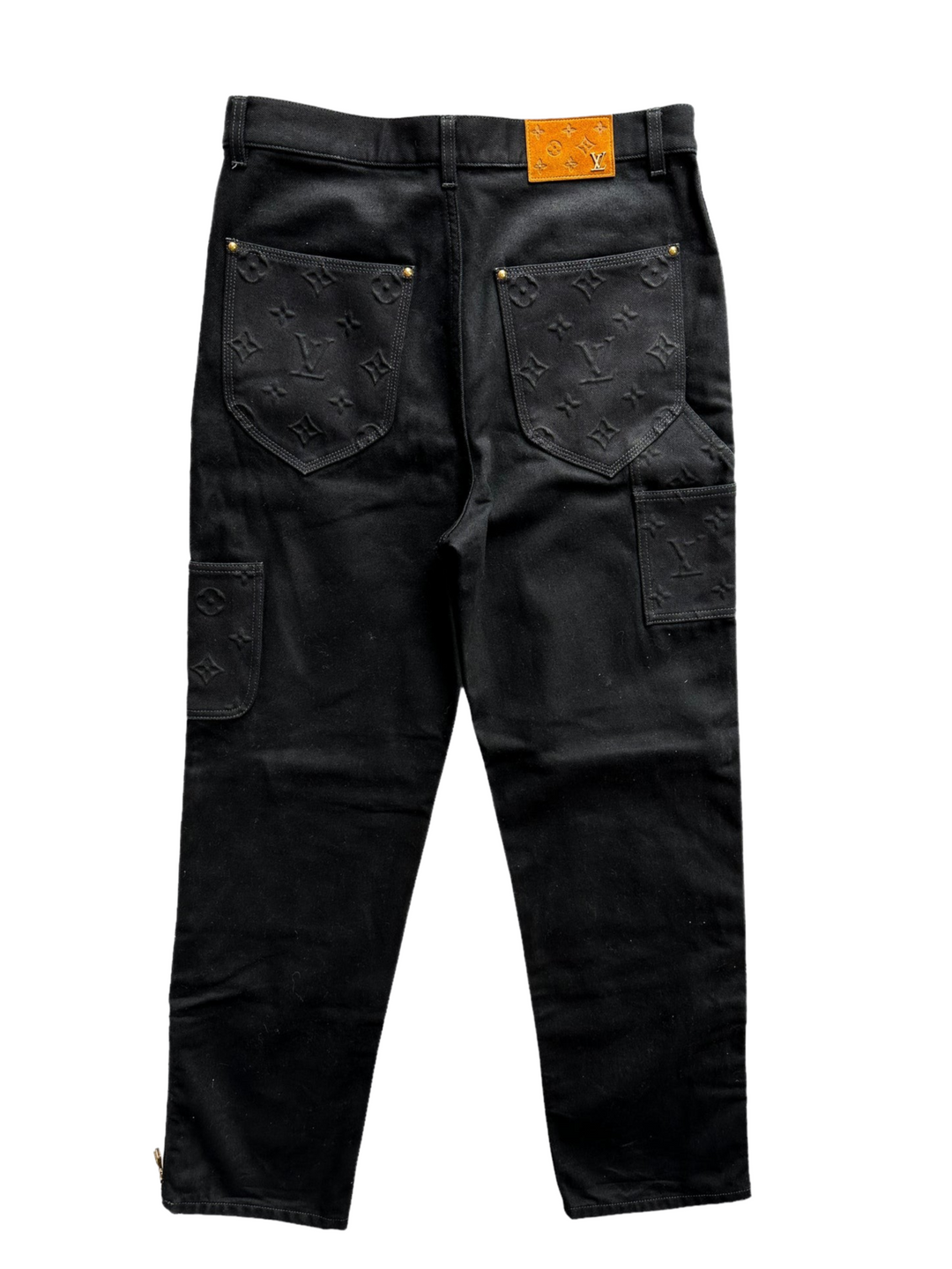 Louis Vuitton 'Black' Denim Carpenter Pants