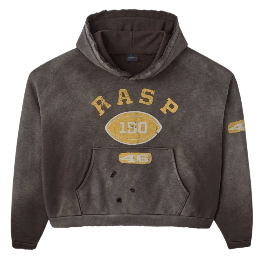 Gold+Vintage Gallery Raspberry Hills 'Football' Hoodie