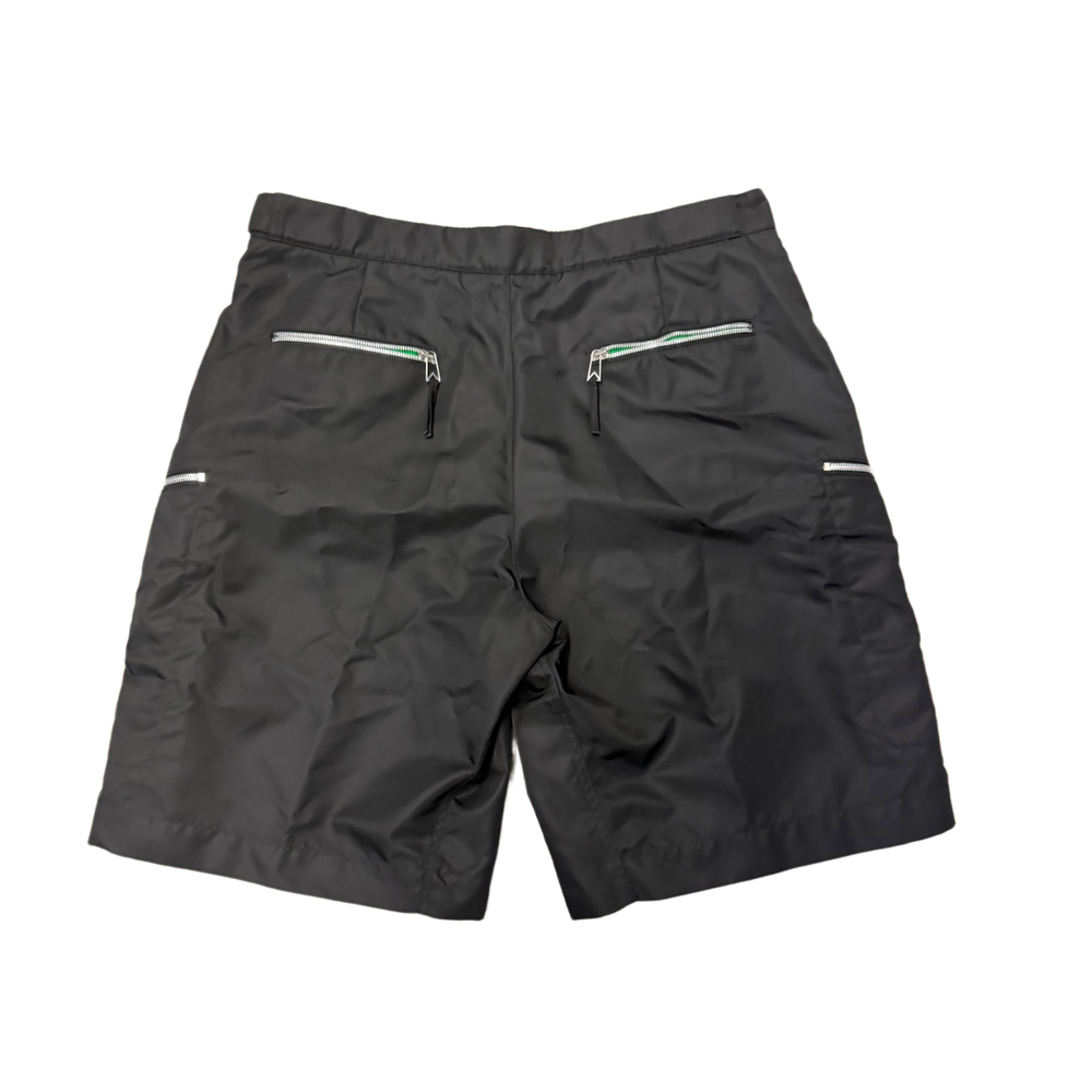 Bottega Veneta 'Black' Nylon Zipper Shorts