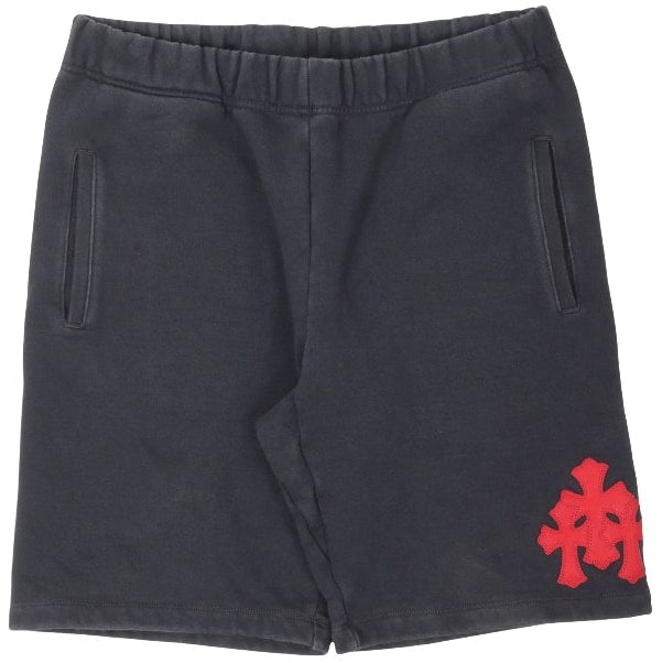Chrome Hearts 'Paper Jam' Triple Cross Navy Shorts