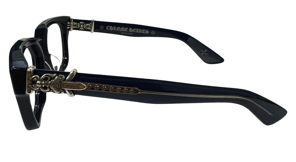 Chrome Hearts 'Vagillionaire II' Navy Blue Glasses