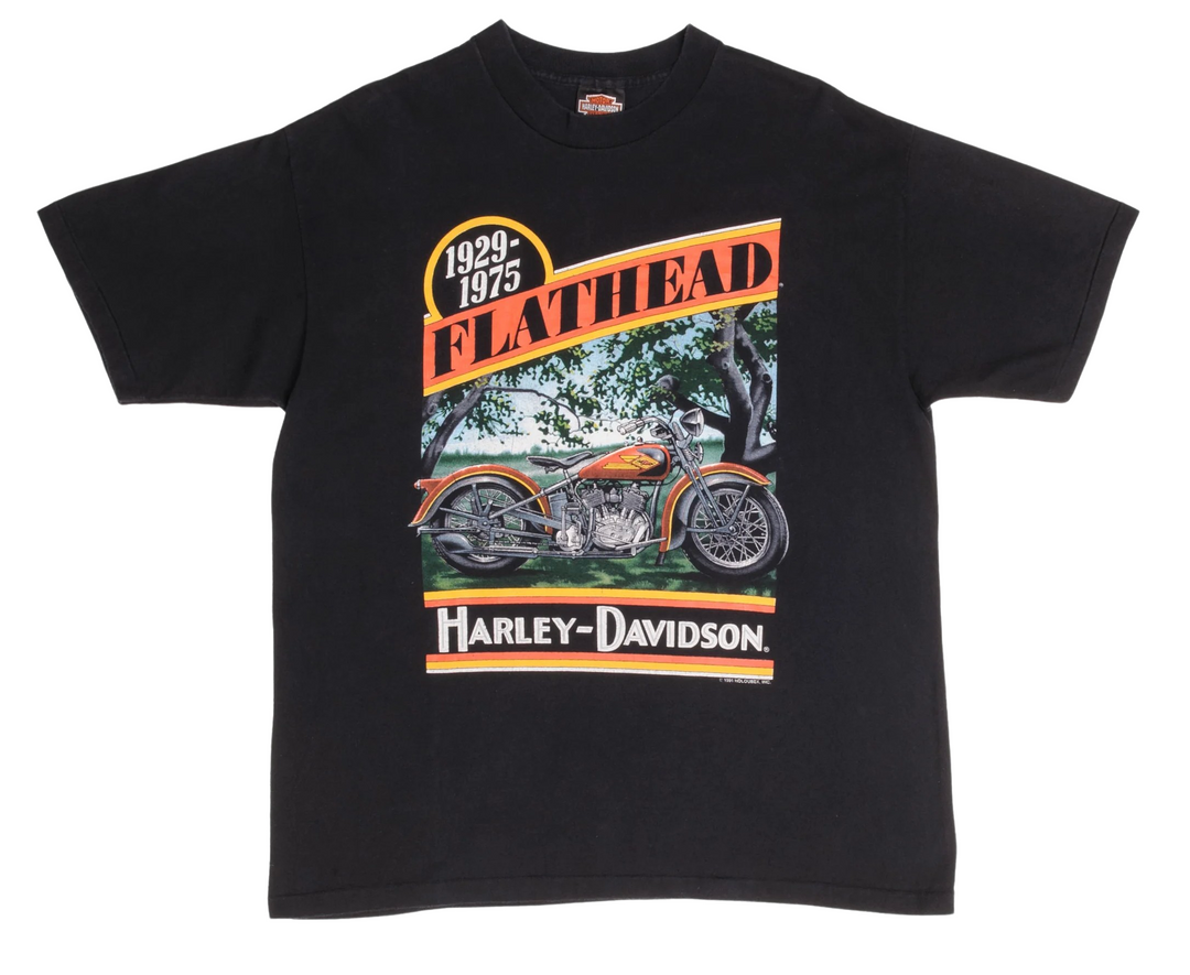 Harley Davidson 'Southside VA Beach' 1991 Vintage Tee