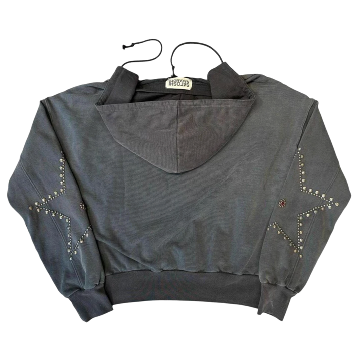 Satoshi Nakamoto 'Star Studded' Black Hoodie