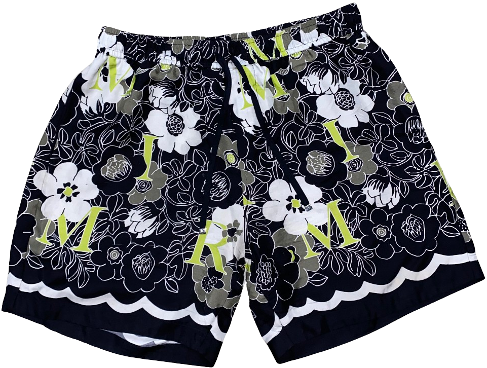 Amiri 'Flower Camp' Shorts