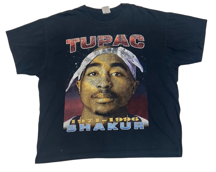 Tupac Shakur 'Against All Odds' Vintage 90s Tee