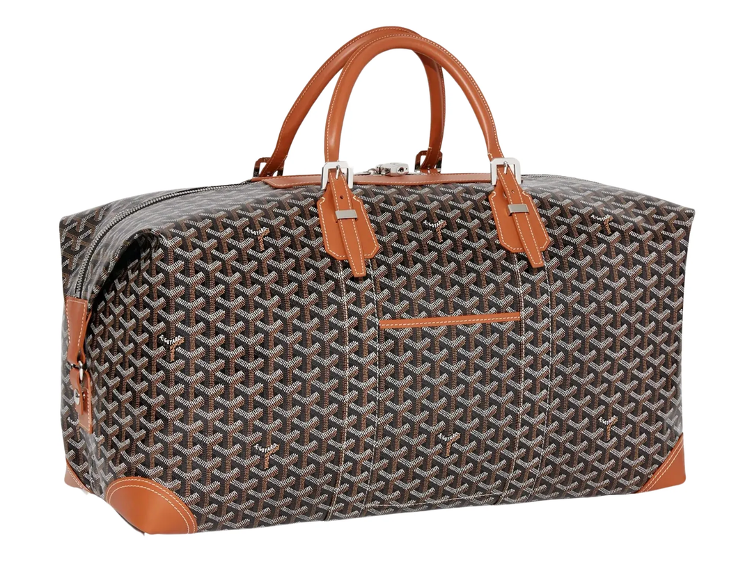 Goyard Black/Tan Bowling 55 Duffle Bag