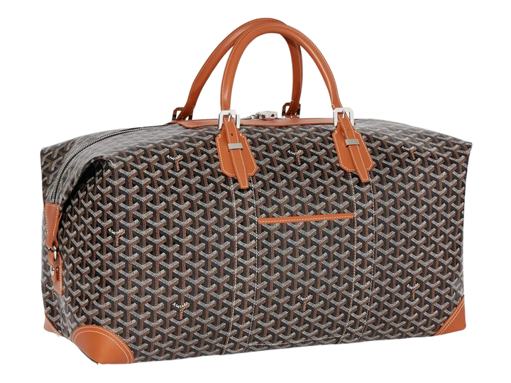 Goyard Black/Tan Bowling 55 Duffle Bag