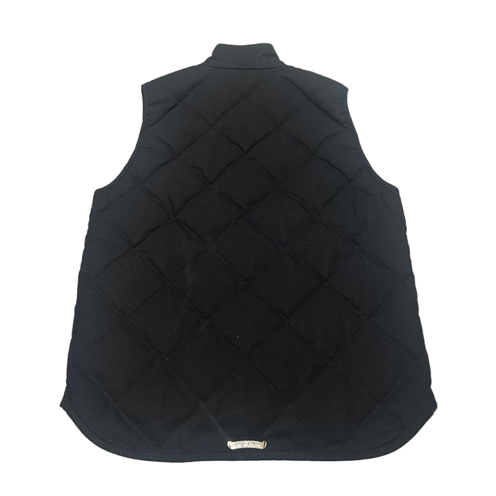 Chrome Hearts 'Teenage Kicks' Quilted Down Vest Black