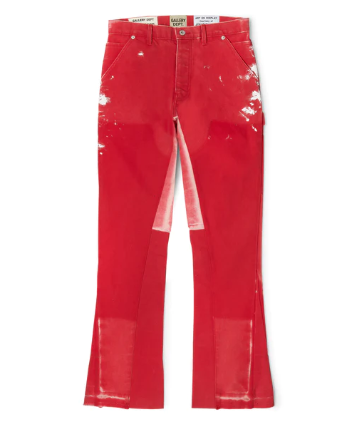 Gallery Dept 'Carpenter Flare' Red Jeans