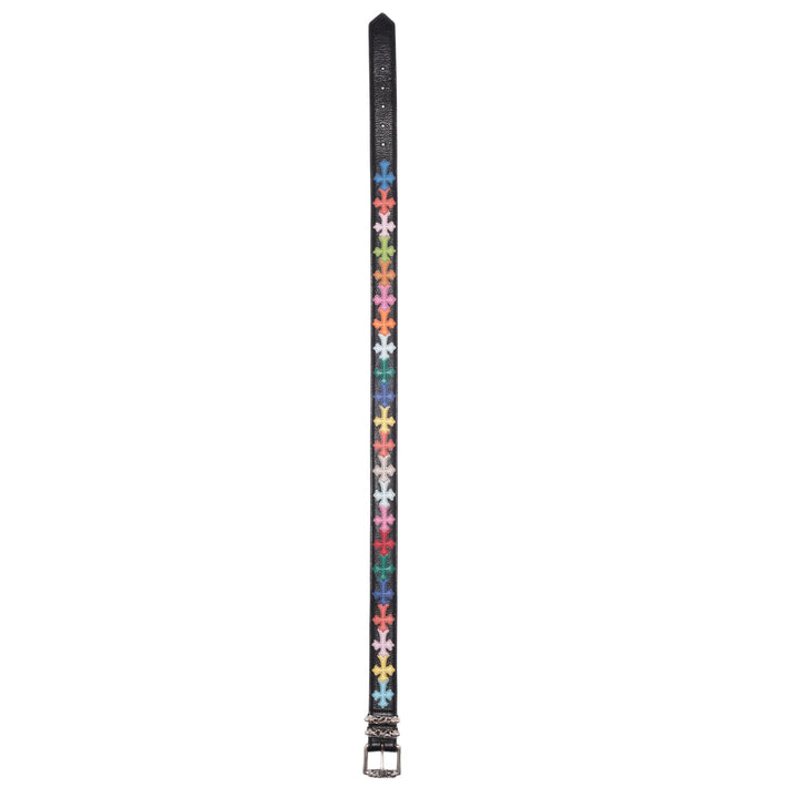 Chrome Hearts 'Multicolor' Cemetery Patch Double Roller Belt