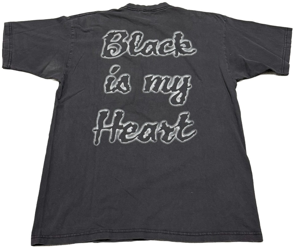 Cradle of Filth 'Black Is My Heart' Vintage Black Tee