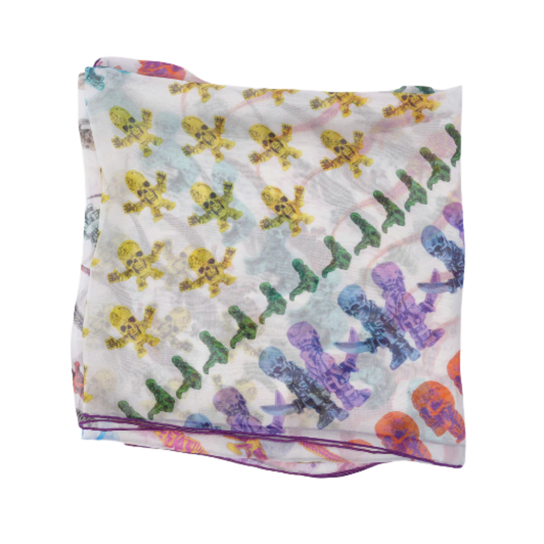 Chrome Hearts 'Foti Silk Multi Color Motif' Scarf – Showroom LA